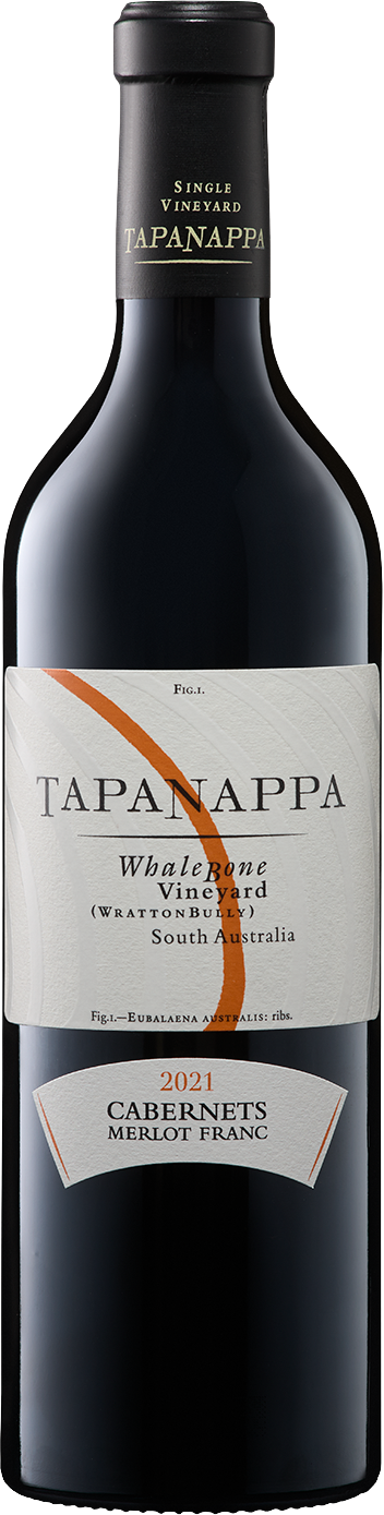 Tapanappa Whalebone Vineyard Cabernets Merlot Franc  2021 Wrattonbully bottle